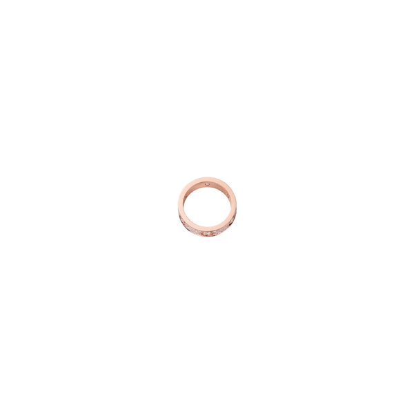 ANILLO LOVE ROSE GOLD CON MICROZIRCONIAS Y ZIRCONIAS