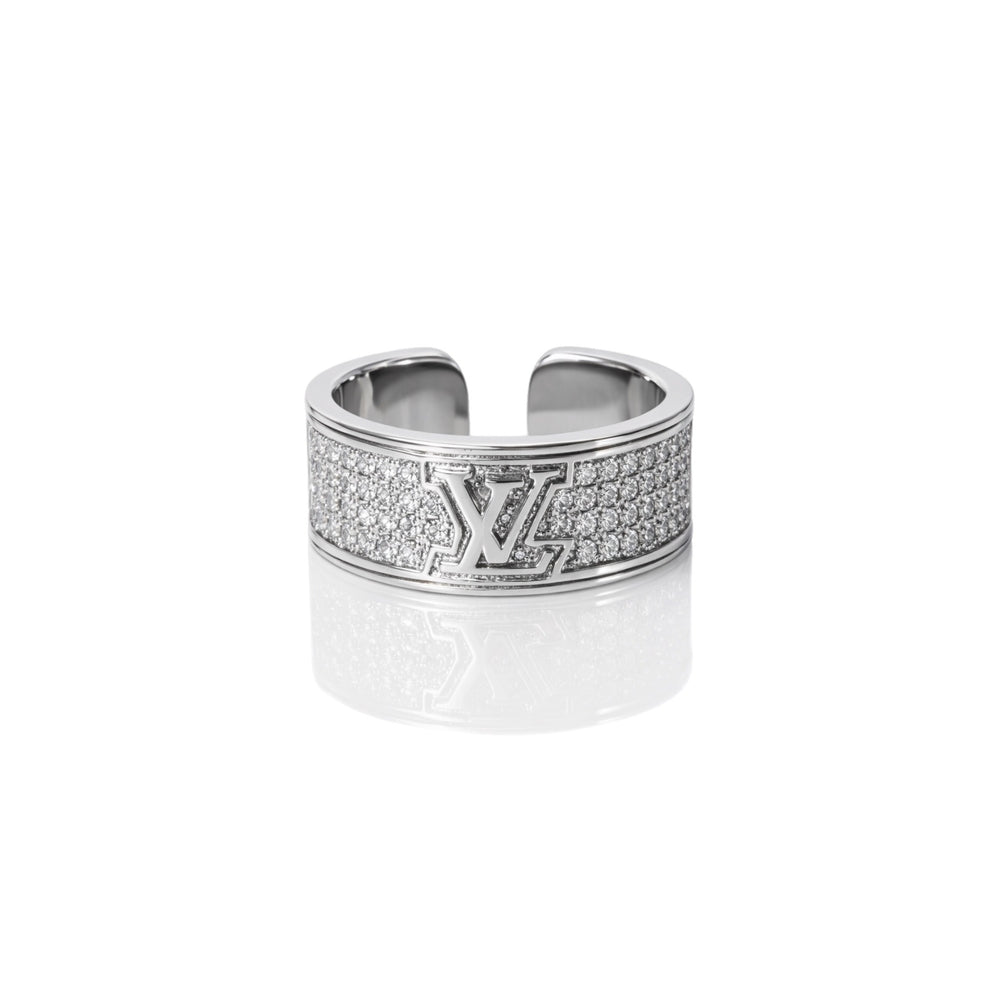 ANILLO LV SILVER MICROZIRCONIAS
