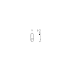 ARETES MOVE UNO STUD SILVER