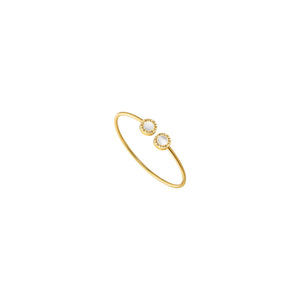 BRAZALETE BV GOLD WHITE