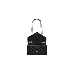 BOLSO YSL LOULOU BLACK SILVER
