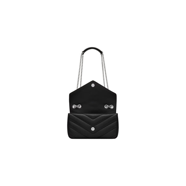 BOLSO YSL LOULOU BLACK SILVER