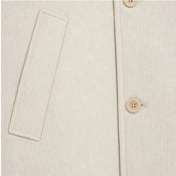 GABARDINA BEIGE CUELLO ALTO JW