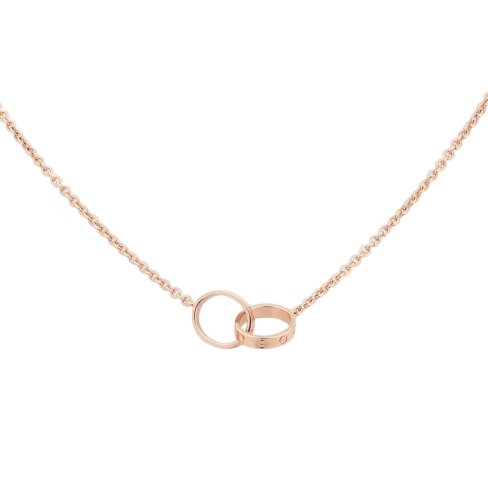 COLLAR LOVE LOVE ROSE GOLD