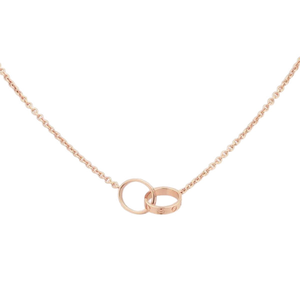 COLLAR LOVE LOVE ROSE GOLD