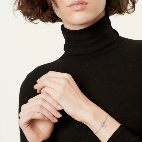 BRAZALETE T DOBLE PALOMA SILVER