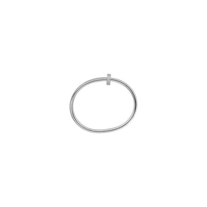 PULSERA C CLAVO SILVER FULL DIAMOND