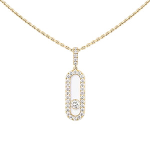 COLLAR MOVE UNO GOLD ZIRCONIAS
