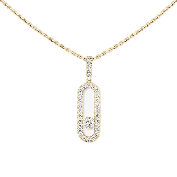 COLLAR MOVE UNO GOLD ZIRCONIAS
