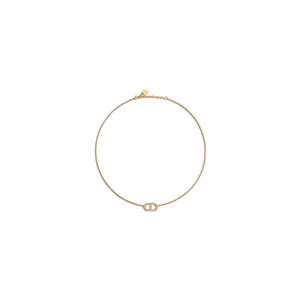 COLLAR CD GOLD ZIRCONIAS
