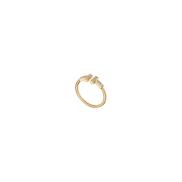 ANILLO T ZIRCONIAS GOLD