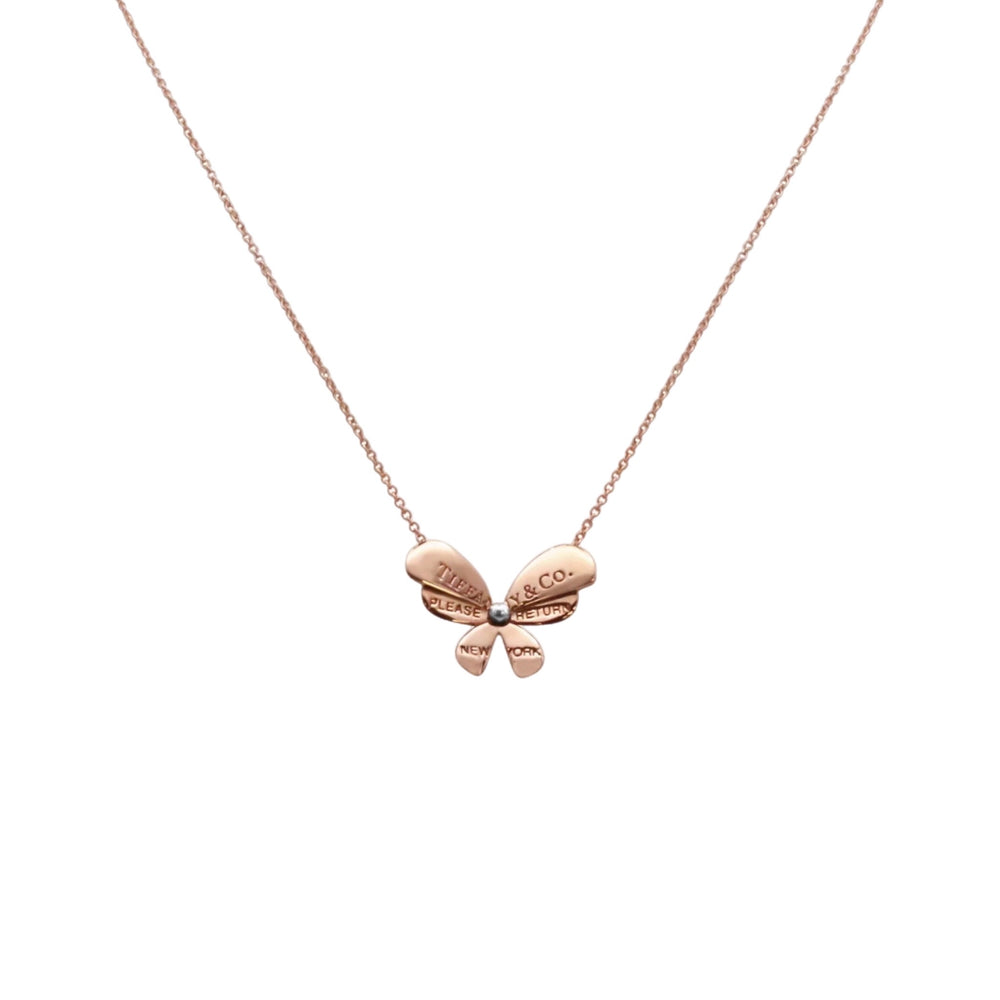 COLLAR T BUGS BUTTERFLY ROSE GOLD