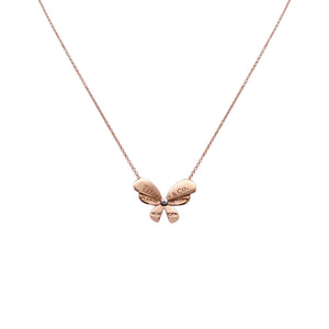 COLLAR T BUGS BUTTERFLY ROSE GOLD