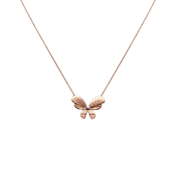 COLLAR T BUGS BUTTERFLY ROSE GOLD