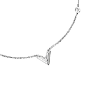 COLLAR LV V SILVER