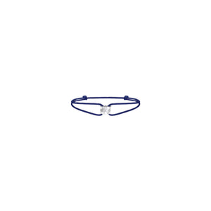 PULSERA DE TELA CHAUM BEE DARK BLUE