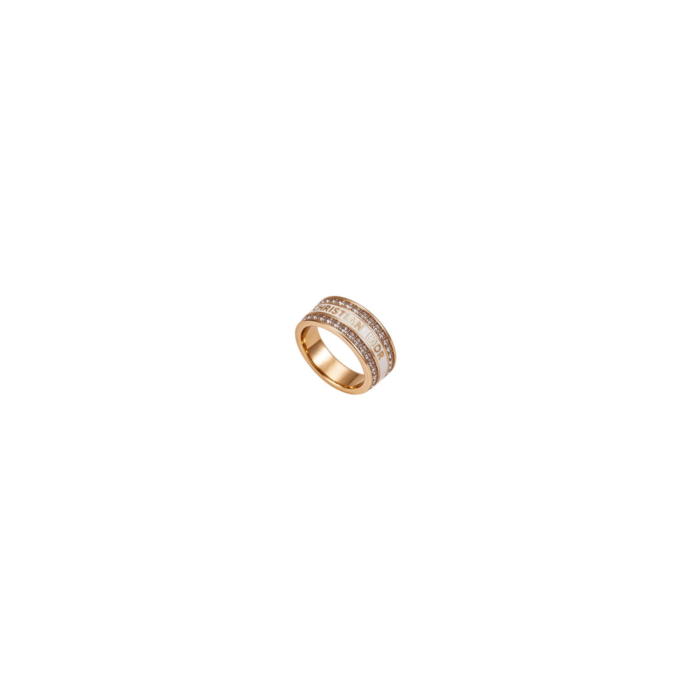 ANILLO CD GOLD WHITE CON ZIRCONIA DELGADO