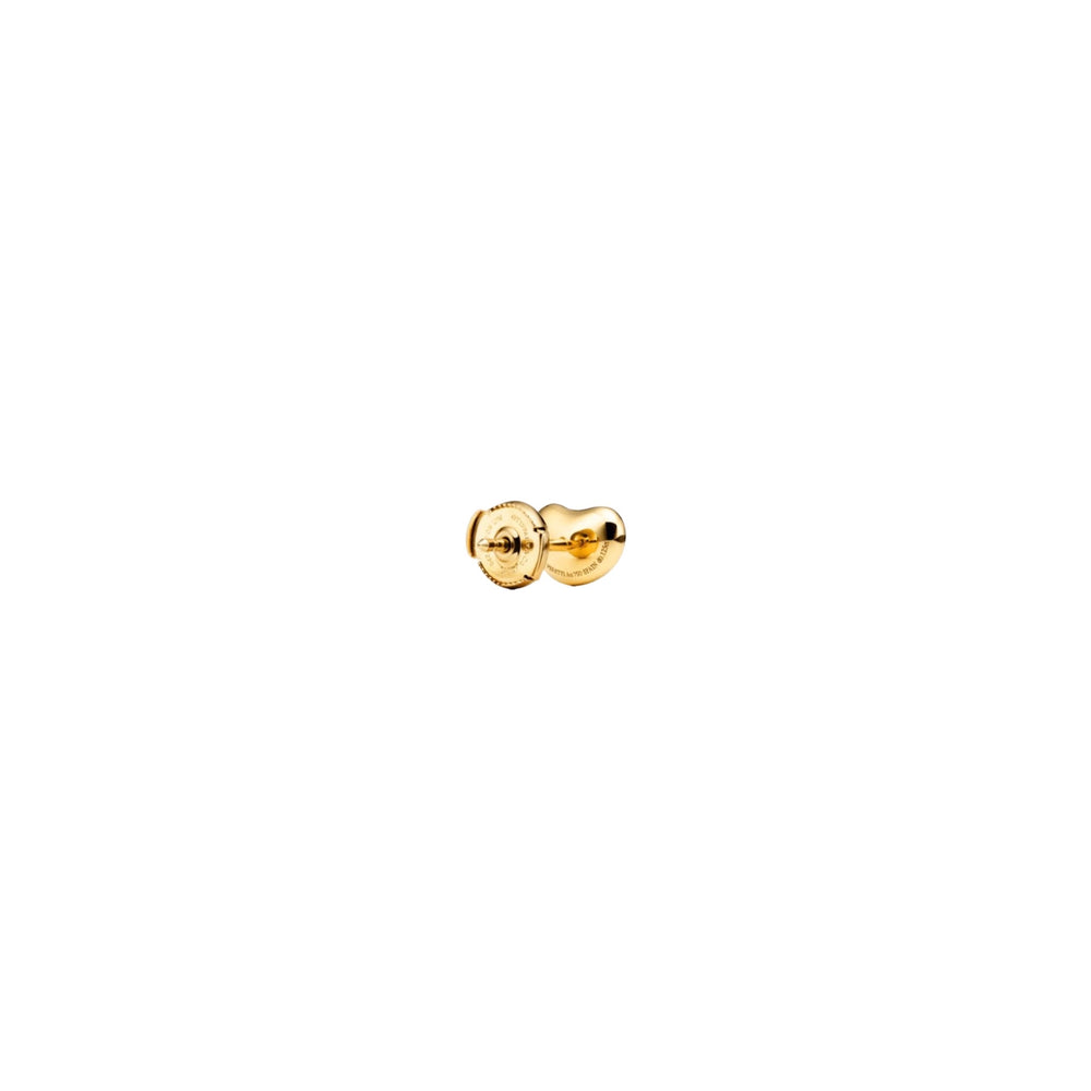 ARETES T BEAN GOLD ZIRCONIAS