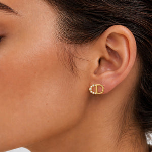 ARETES CD D-LUCK GOLD LISO