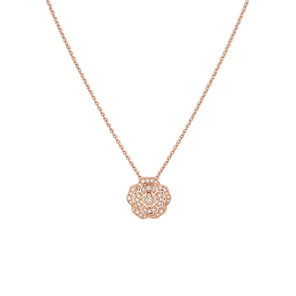COLLAR CC CAMELIA ROSE GOLD