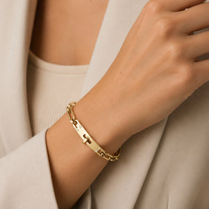BRAZALETE H ESLABONES CHAINE GOLD