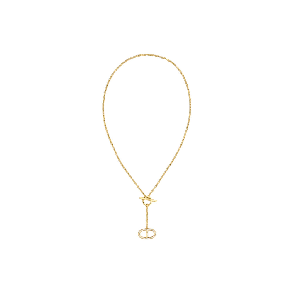 COLLAR H CHAINE D'ANCRE GOLD
