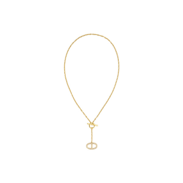 COLLAR H CHAINE D'ANCRE GOLD