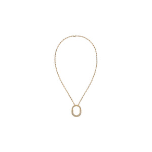 COLLAR T LOCK ALL ZIRCONIAS GOLD