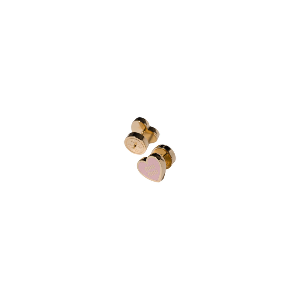 ARETES MM HEART PINK