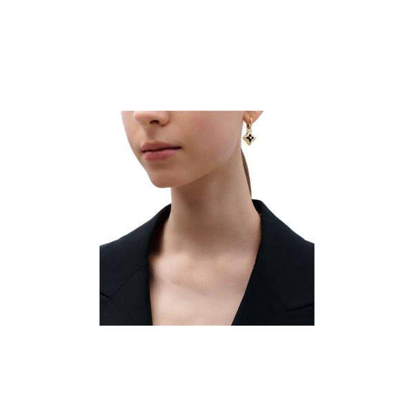 ARRACADAS BLOSSOM GOLD ZIRCONIAS