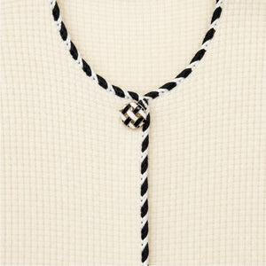 SUETER CASHMERE LINEAS NEGRAS JW
