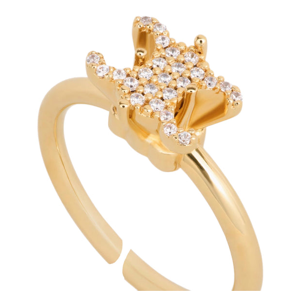 ANILLO C GOLD ZIRCONIAS