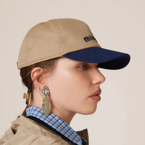 GORRA MM DRILL BLUE