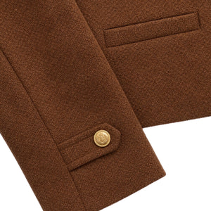 ABRIGO BOTONES BROWN JW