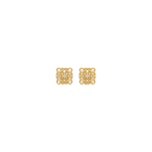 ARETES LW ANAGRAM PEARL