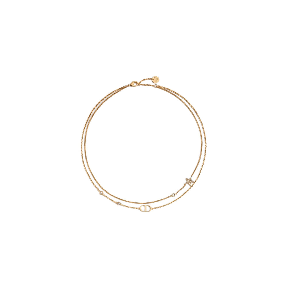 COLLAR CD DOBLE PETIT GOLD
