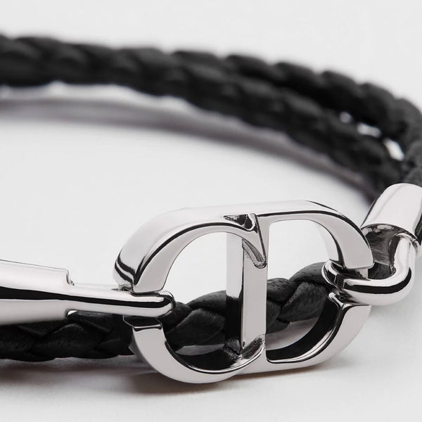 PULSERA CD DOBLE TRENZADA