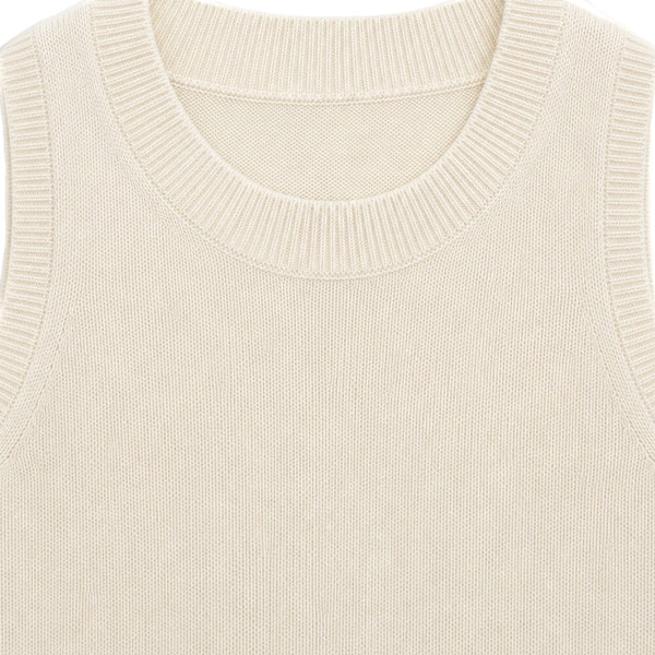 BLUSA SIN MANGAS CASHMERE WHITE JW