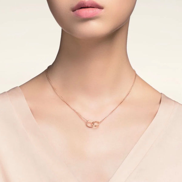 COLLAR LOVE LOVE ROSE GOLD