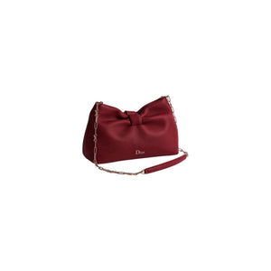 BOLSO CD BOW BURGUNDY