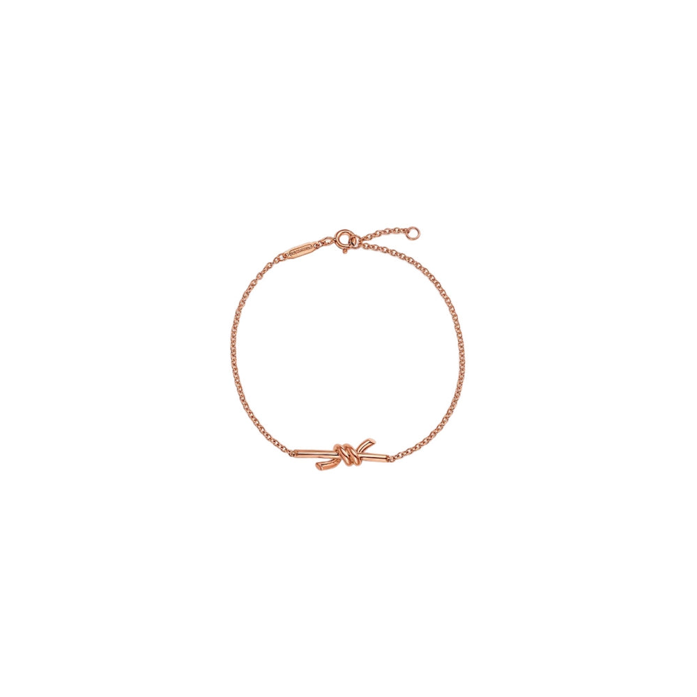 PULSERA KNOT CADENA ROSE GOLD
