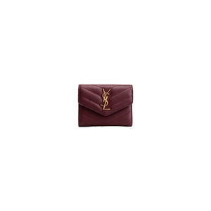 CARTERA YSL CASSANDRE BURGUNDY