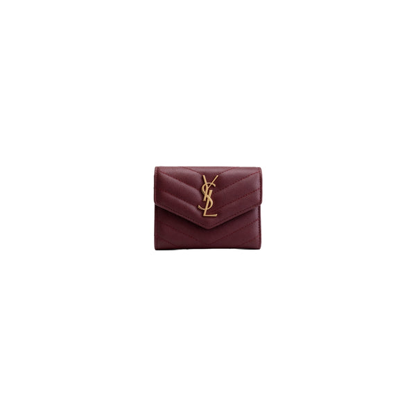CARTERA YSL CASSANDRE BURGUNDY