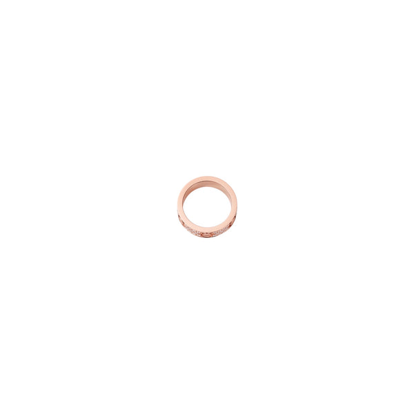 ANILLO LOVE ROSE GOLD CON MICROZIRCONIAS