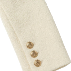 ABRIGO BOTONES WHITE JW
