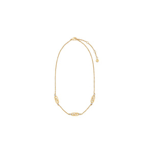 COLLAR F O'LOCK TRIPLE GOLD