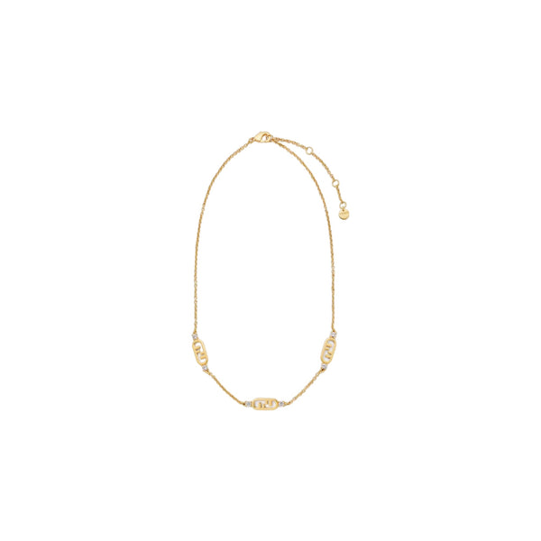 COLLAR F O'LOCK TRIPLE GOLD