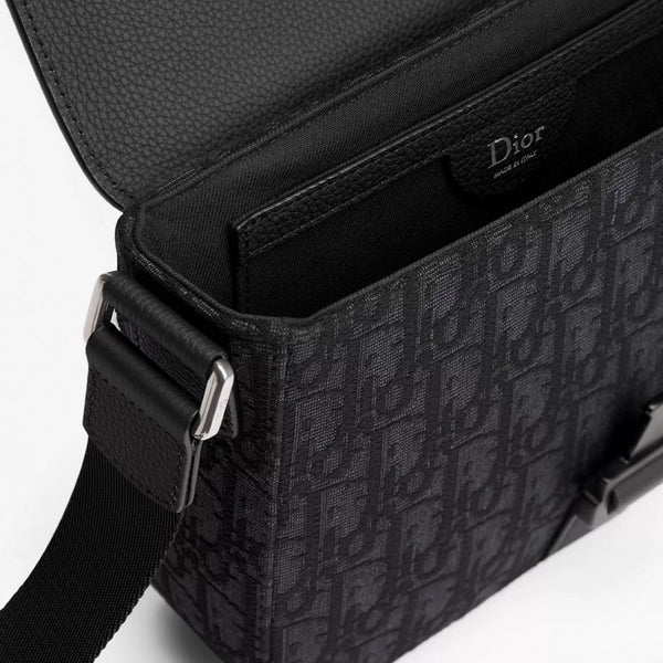 BOLSO CD MESSENGER SADDLE ALL BLACK