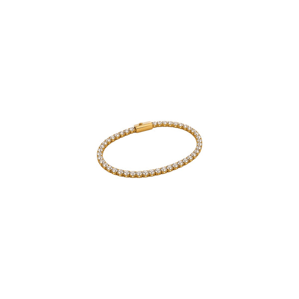 PULSERA DE TENNIS ESSENTIAL GOLD