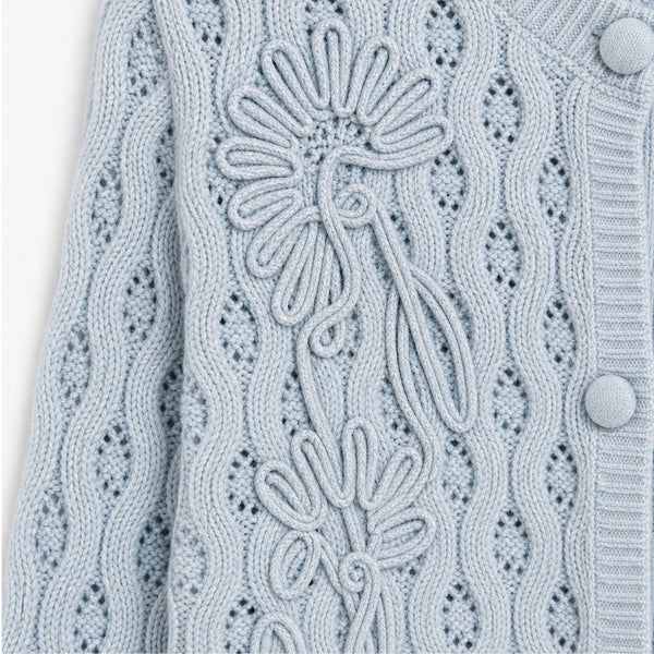 CARDIGAN CASHMERE BLUE JW